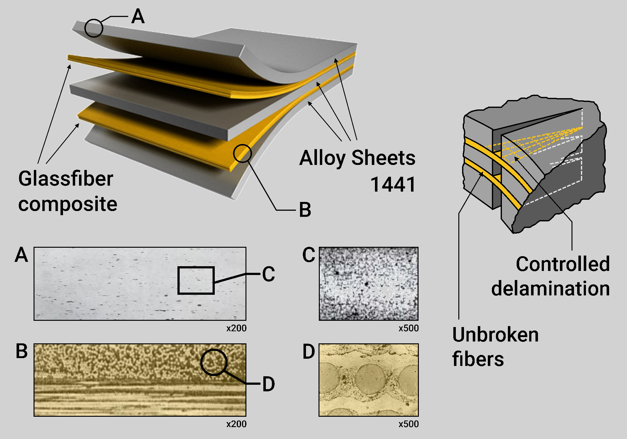 SIAL-2-1. Controlled delamination